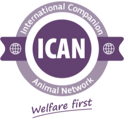 ICAN Logo: International Companion Animal Network, Welfare First