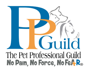 Pet Professional Guild logo: No Pain, No Force, No Fear